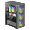 Korpuss|XILENCE|ATX/micro ATX/Mini-ITX|Melns|Midi Tower|PC|XG161