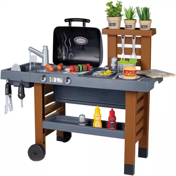 Garten Kitchen, rotaļu virtuve pelēkā/brūnā krāsā
