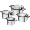 ZWILLING SIMPLIFY 66870-004-0 Katlu komplekts Nerūsējošais tērauds 4 gab. Sudraba Melns