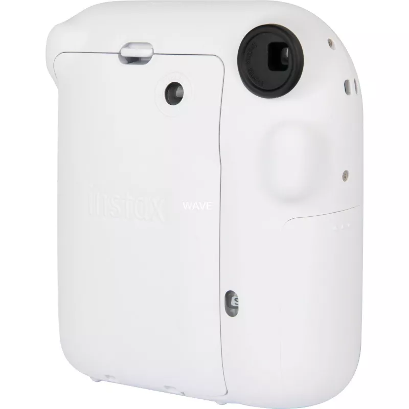 Fujifilm Instax Mini 12 tūlītējās drukas kamera, balta — 86×54 mm izdrukas, 60 mm fokusa attālums, AA baterija