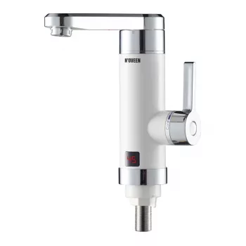 Caurplūdes ūdens sildītājs NOVEEN IWH460 4600W 220–240V, bez tvertnes, uzstādāms pie izmantošanas vietas, 2,5 l/min, IPX4, LED displejs