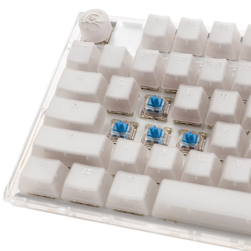 Ducky One 3 RGB tastatūra, spēlēm, USB, QWERTY, US English, balta