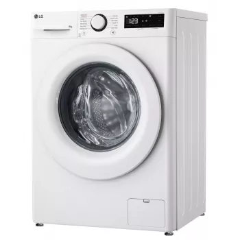 LG | Veļas mazgājamā mašīna | F2WR508SWW | Energoefektivitātes klase A-10% | Priekšējā ielāde | Mazgāšanas ietilpība 8 kg | 1200 apgr./min | Dziļums 47.5 cm | Platums 60 cm | Displejs | LED | Tvaika funkcija