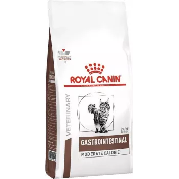 Royal Canin Gastrointestinal Moderate Calorie sausā kaķu barība, 2 kg, mājputnu gaļa, pieaugušiem kaķiem, olbaltumvielas 35% tauki 13%