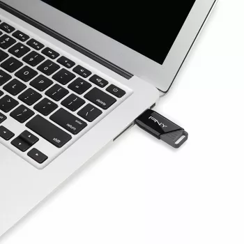 PNY Attaché X, 32 GB, USB Type-A, 3.2 Gen 1 (3.1 Gen 1), 130 MB/s, Dia, melna