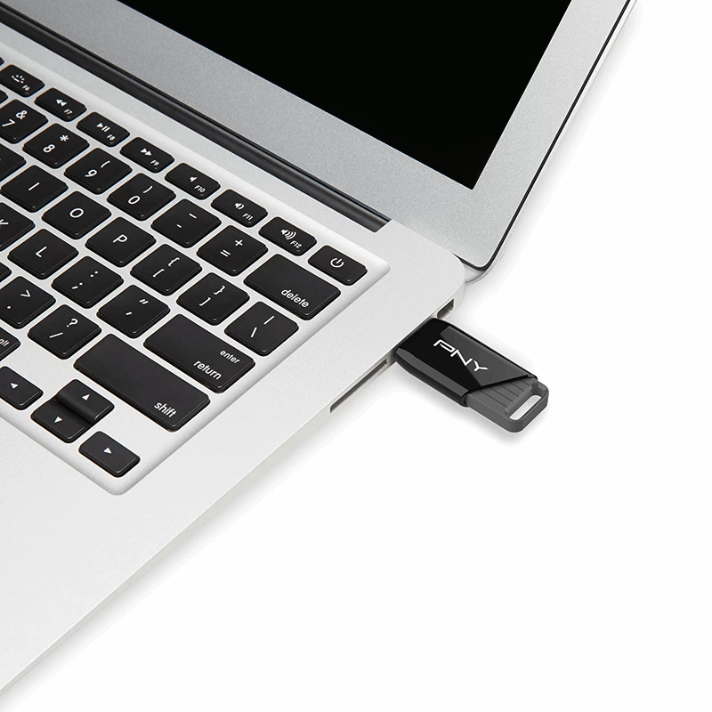 PNY Attaché X, 32 GB, USB Type-A, 3.2 Gen 1 (3.1 Gen 1), 130 MB/s, Dia, melna