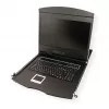 Rack konsole VALUE 26.99.0123, 17 collu (43.2 cm) LCD, 1280×1024, 1U, franču klaviatūra, melna