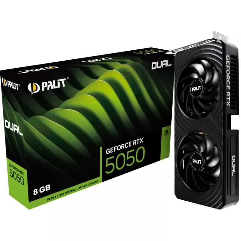 Palit GeForce RTX 5050 Dual 8GB GDDR7 grafikas karte
