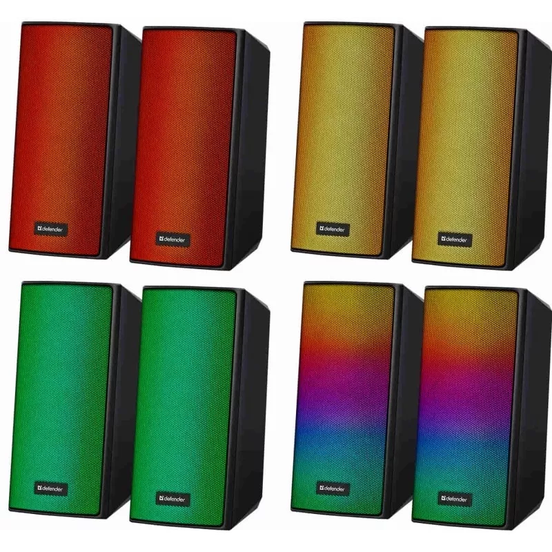 PC SPEAKERS SPITFIRE 2.0 6W LED USB