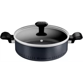 Dziļā panna Tefal H0567042 24 cm ar vāku — nepiedegoši trauki, 24 cm diametrā