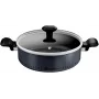 Dziļā panna Tefal H0567042 24 cm ar vāku — nepiedegoši trauki, 24 cm diametrā