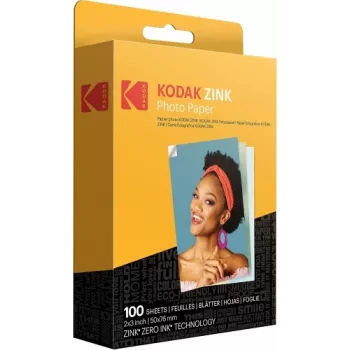 Kodak ZINK 2x3'' 50x76 mm 100 loksnes fotopapīrs