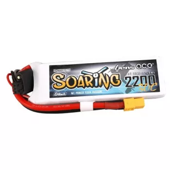 Gens Ace G-Tech Soaring 2200mAh 7.4V 30C 2S1P XT60 Akumulators