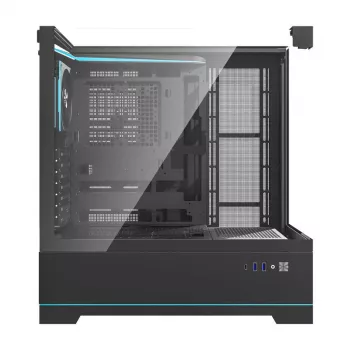 Darkflash DY450 PRO datora korpuss (melns) + 1 ventilators