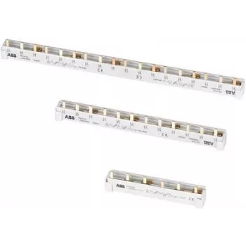ABB 3 fāžu kopnes PS3/12 pro M kompaktā 12 moduļu griežama garumā PS3/12 (2CDL230001R1012)