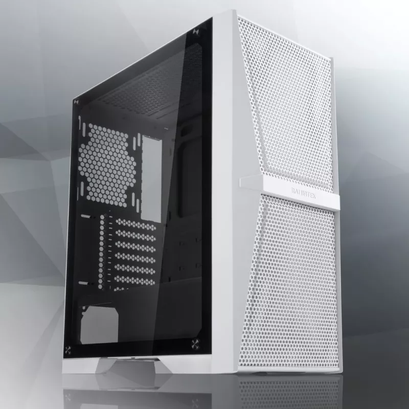 RAIJINTEK SILENOS MS Midi Tower balta