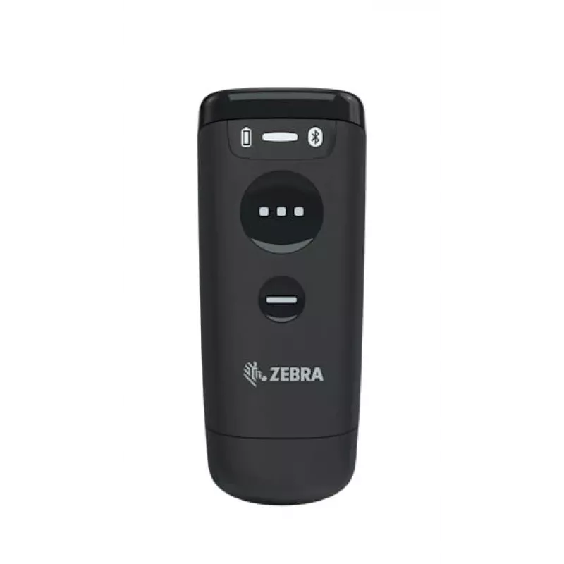 Rokas svītrkodu lasītājs Zebra CS60 1D/2D LED Bezvadu IP65 Melns, Bluetooth/USB, 100 m diapazons, 83 g