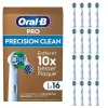 Oral B Precision Clean Toothbrush Heads 16 Pack Balts