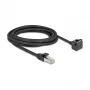 Tīkla kabelis DeLOCK 81099 RJ-45 Cat6 3m Melns