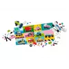 LEGO Classic Creative Vehicles Colourful Model Cars Kit Featuring a Police Car Toy & 11023 Classic zaļa Baseplate Square 32x32 Stud Building Grass