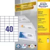 Avery Zweckform 3651 Universal Labels 52.5 X 29.7 Mm 100 Sheets Balts