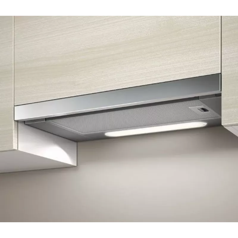 Elica ELITE14 LUX GRIX/A/60 zem skapja, sudraba, nerūsējošais tērauds, 336 m³/h