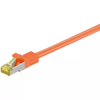 Tīkla kabelis Goobay RJ-45 CAT7 5m oranžs S/FTP