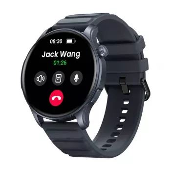 Smartwatch Zeblaze Btalk 3 Pro — 1,43 collas (3,63 cm) AMOLED, 466×466 pikseļi, skārienjūtīgs, 260 mAh, pelēks
