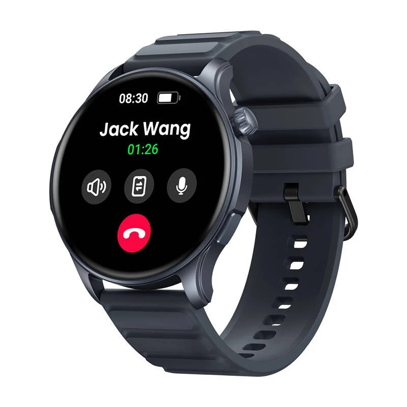 Smartwatch Zeblaze Btalk 3 Pro — 1,43 collas (3,63 cm) AMOLED, 466×466 pikseļi, skārienjūtīgs, 260 mAh, pelēks