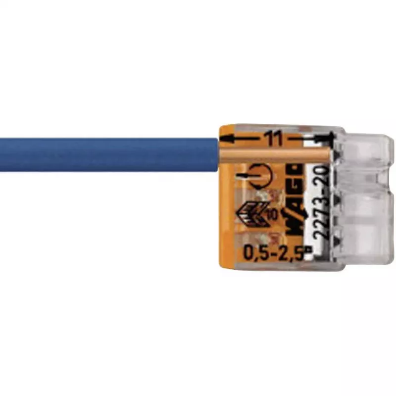 Wago 2273-205 Elektriskā vada savienotājs, tapu galviņas, sieviešu, 100 gab.