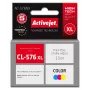 Tintes kasetne ActiveJet AC-576NX, saderīga ar Canon CL-576XL, augsta (XL) ietilpība, krāsvielas bāzes dzeltena/sarkana/zila, 15 ml