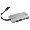 USB 3.1-C adapteris SILVERSTONE SST-EP09C — USB-C uz USB-A savienojamība, sudraba apdare