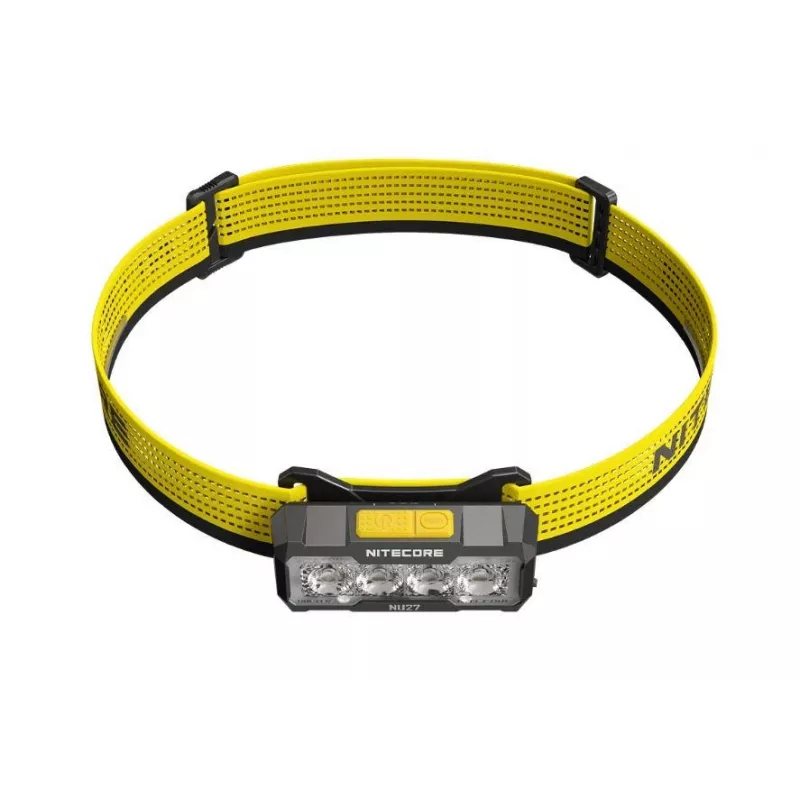 Nitecore NU27 lukturis Melns, Dzeltena galvas lente LED