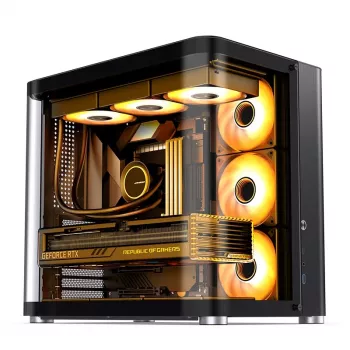PC Case Jonsbo TK-2 2.0 Midi Tower Melns