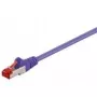 Tīkla kabelis Goobay 93342 0,25 m Cat6 violets