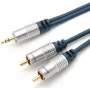 Audio kabelis ShiverPeaks 30833MHQ, 2 RCA uz 3,5 mm stereo, garums 3,0 m