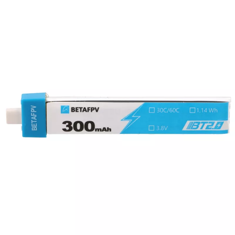 BetaFPV BT2.0 1S Drone Battery Set 300mAh 8-pack, 3.8V