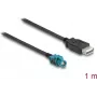 DeLOCK kabelis HSD Z ligzda uz USB 2.0 Type-A ligzda 1 m