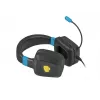 Vadu spēļu austiņas Fury NFU-1584 ar mikrofona strēli, apļveida, 98 dB, 15–25000 Hz, 2 m kabelis, USB un 3,5 mm, zila