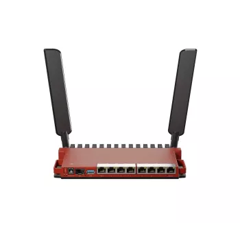 Mikrotik L009UiGS-2HaxD-IN bezvadu maršrutētājs Gigabit Ethernet vienas joslas (2,4 GHz) sarkans