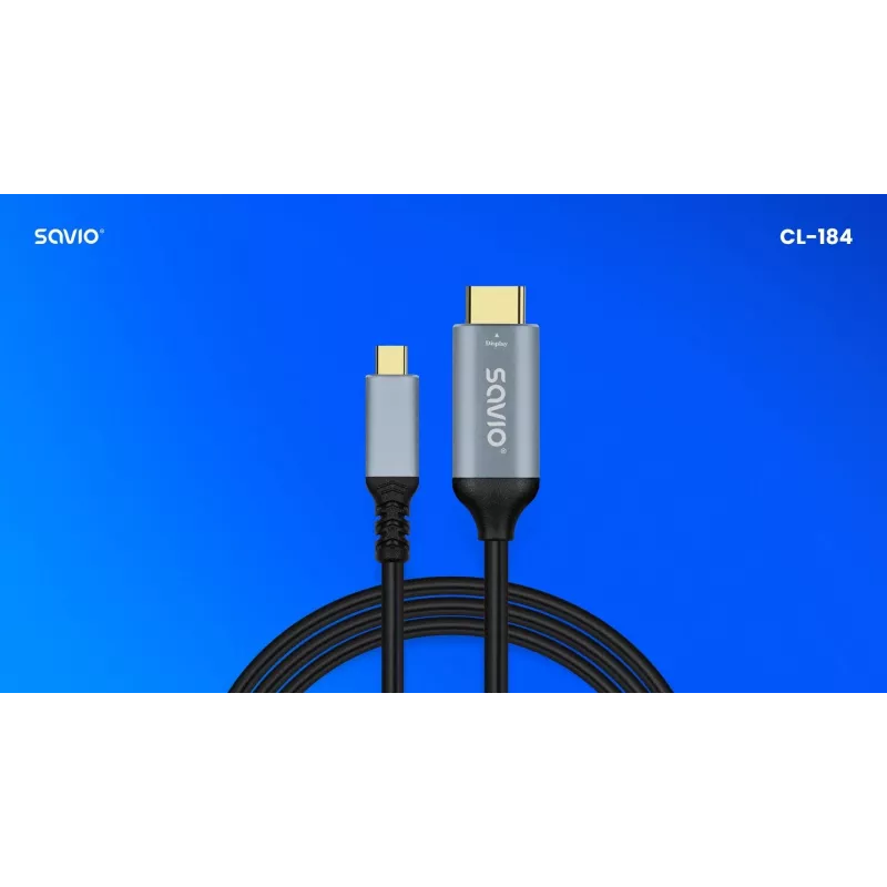 Kabelis USB-C uz HDMI v2.0b, 3m, varš CL-184