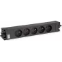 Strāvas sadales pamatne Bachmann STEP BASE 5xUTE 906.320 — 5-vietīgu kontaktligzdu modulis