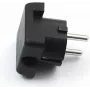 Elektrības kontaktdakša Bachmann 911.171 melna 2P+E