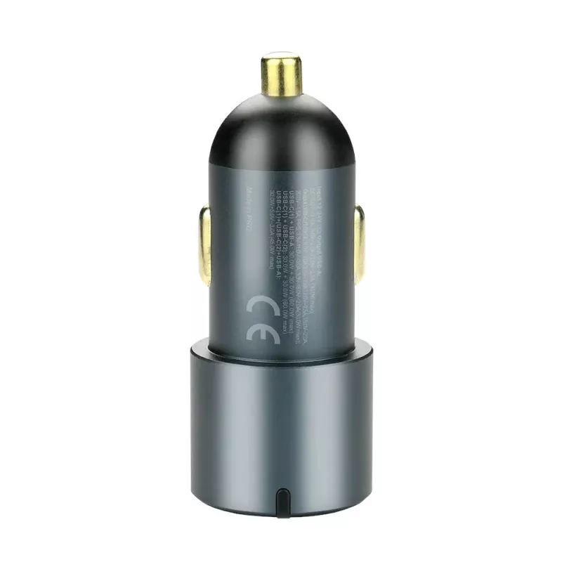 Automašīnas lādētājs everActive CC-40Q QC3.0 60W, USB automašīnas strāvas adapteris mobilo ierīču uzlādēšanai