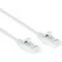 ACT balts 0,15 m LSZH U/UTP CAT6 patch vads ar fiksatoriem, RJ45