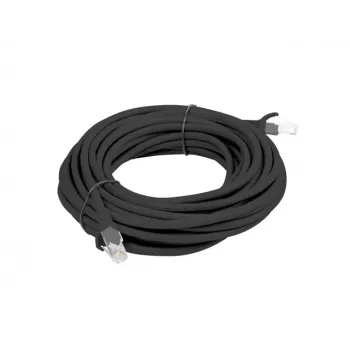 Tīkla kabelis LANBERG PCU5-10CC-0500-BK Cat5e U/UTP RJ-45 — 5 m, melns, CCA vads