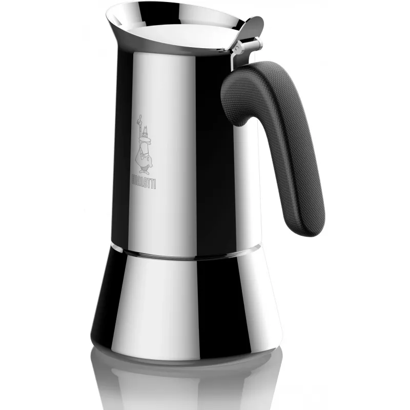 Moka katliņš Bialetti Venus 0,2 l nerūsējošais tērauds, piemērots indukcijai, 4 krūzes