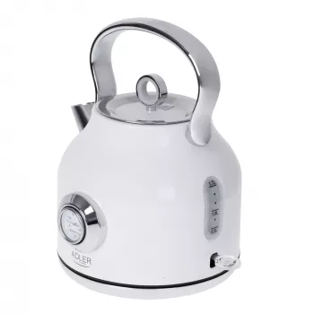 Elektriskā tējkanna Adler 1,7 L 2200 W Metallic balta