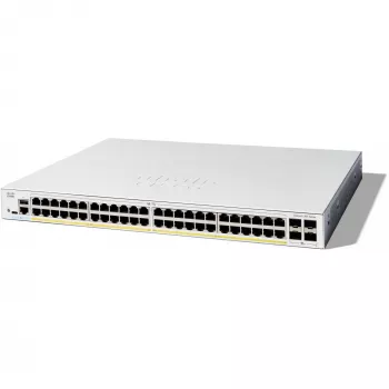 Vadāms komutators Cisco Catalyst 1300-48FP-4X 48 pieslēgvietas GE pilns PoE 4x10GE SFP+