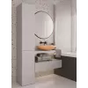 Vannas istabas skapis augstais skapis ar grozu Top E Shop NEL IV Kaszmir